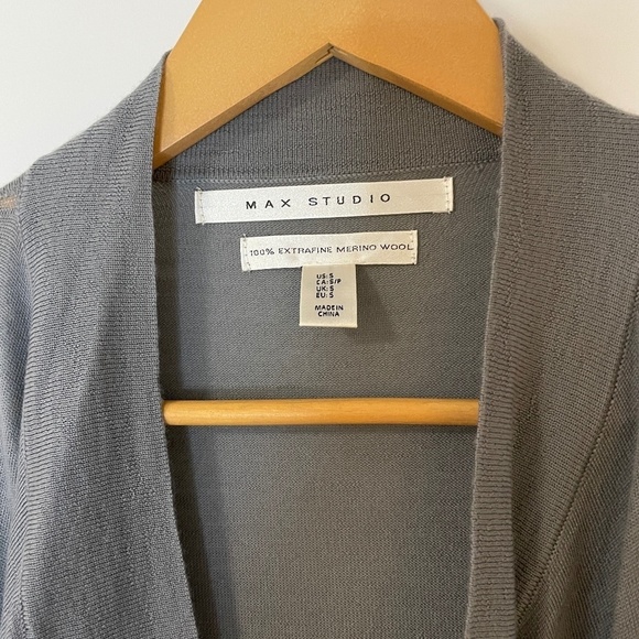 Max Studio 100% Extra Fine Merino Wool Sweater - Picture 3 of 9